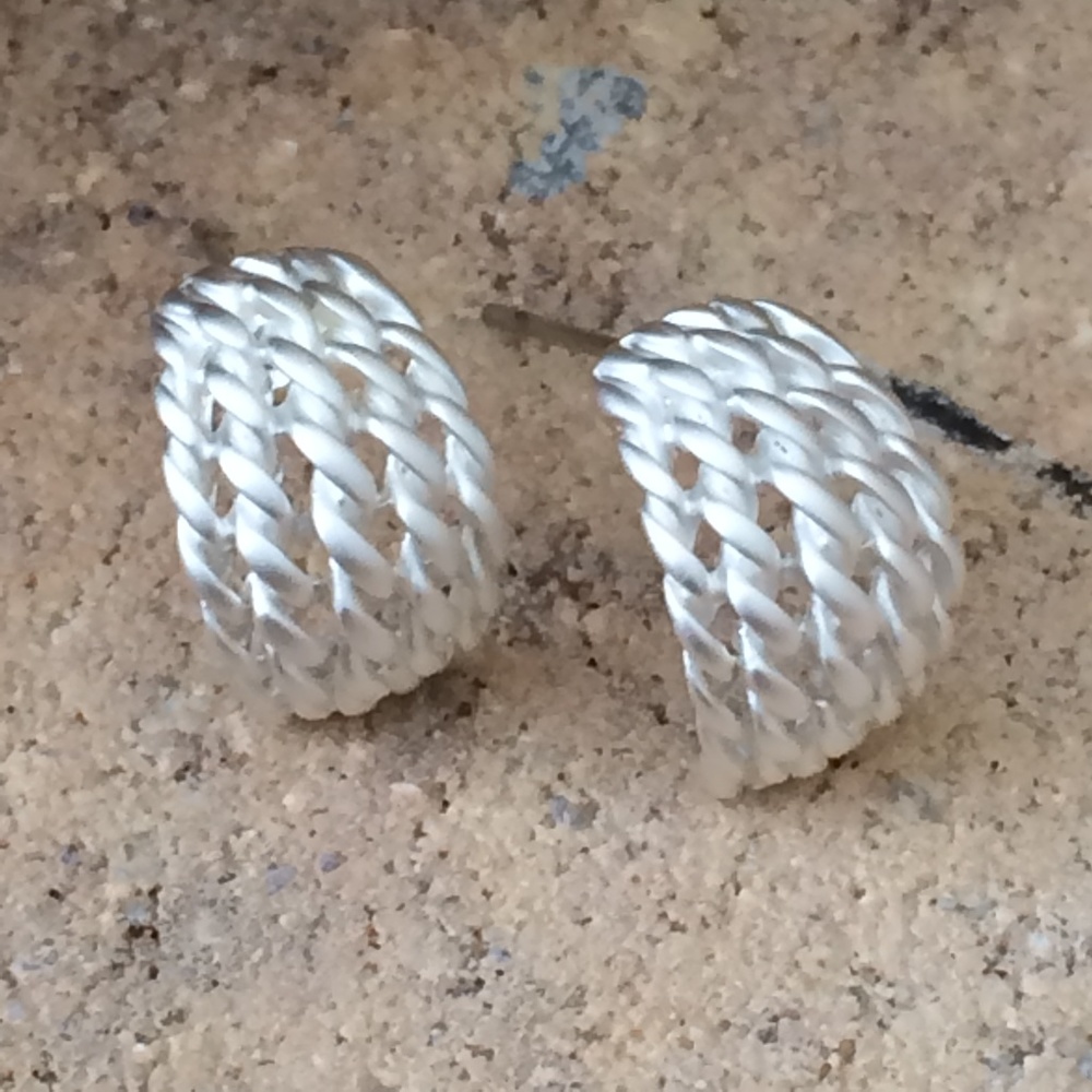 Small Stud Earrings - Picture 3 of 7